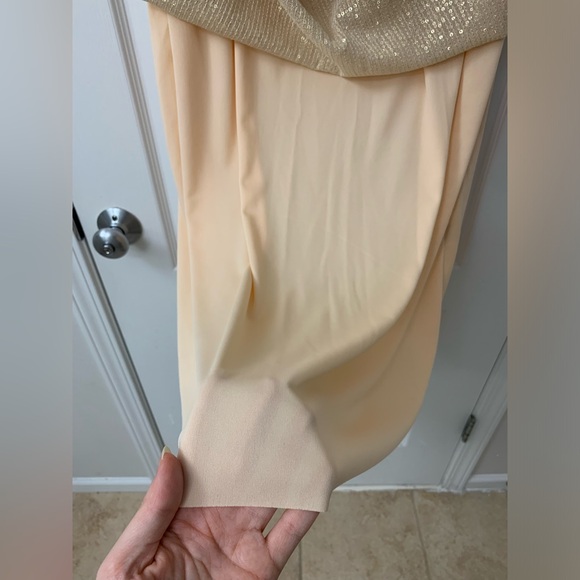 Long Gold Sequin Skirt - Picture 9 of 17